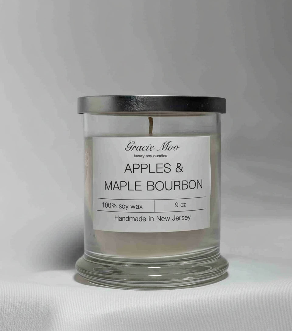Apples & Maple Bourbon Status Candle