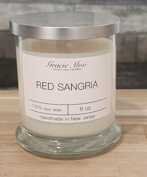 SOY Red Sangria Candles & Wax Melts
