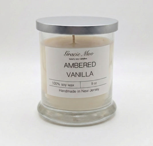 Ambered Vanilla Status Candle
