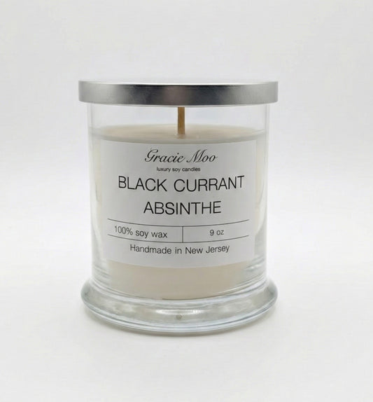 Black Currant Absinthe Status Candle
