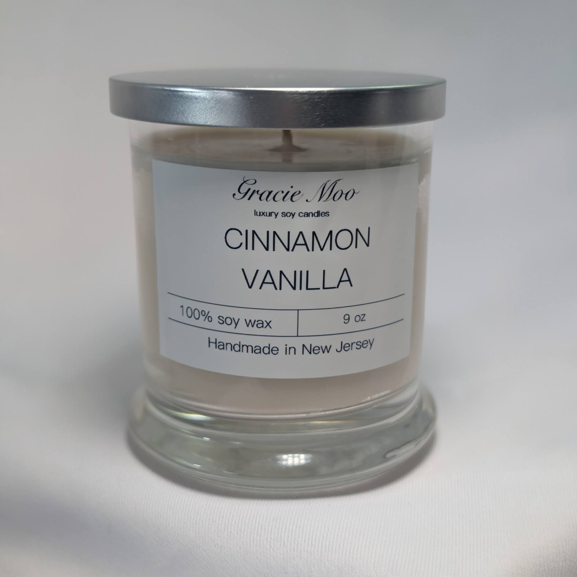 Cinnamon Vanilla Status Candle - Gracie Moo Candles