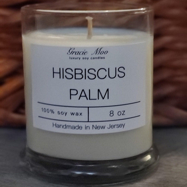 Soy Hibiscus Palm Candles & Wax Melts