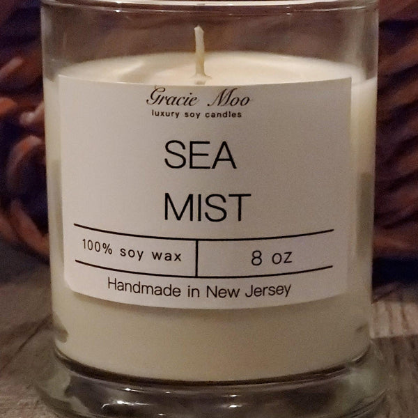 Soy Sea Mist Candles & Wax Melts
